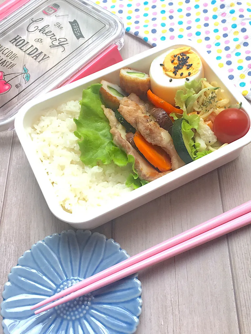 豚肉チーズグリル弁当|Rieさん