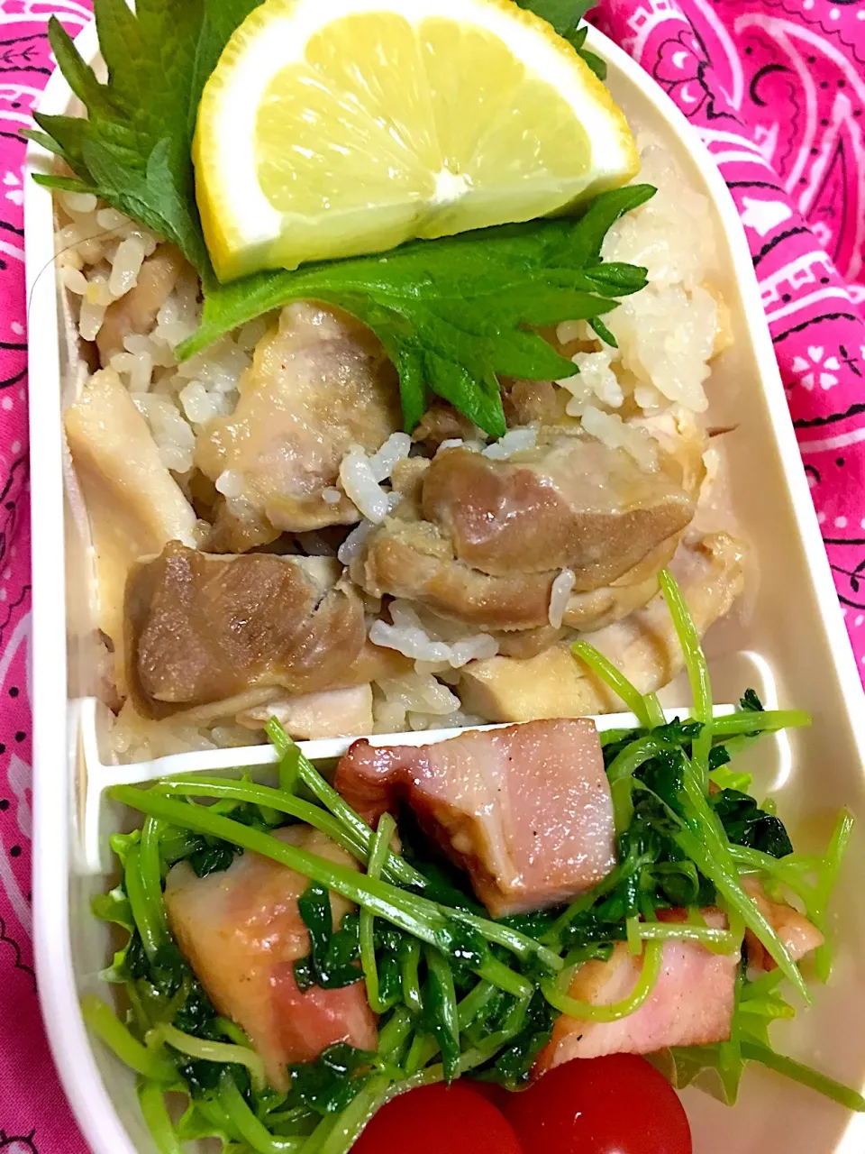 アジアン鶏飯のお弁当|かりんかさん