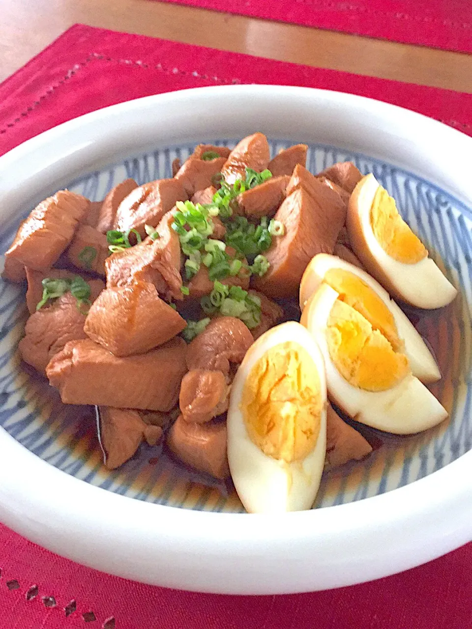 鶏肉と卵のさっぱり煮🍳|おかちさん