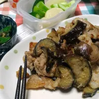 Snapdishの料理写真:豚となすの味噌炒め|とまっちょ嫁さん