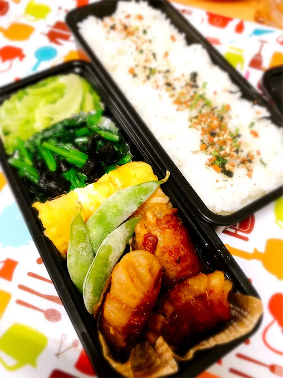 男子お弁当❁¨̮
 #男子高校生弁当 
 #手作り弁当 
 #お弁当記録|ゆめぴりかさん