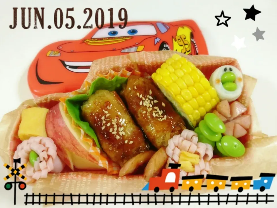 Snapdishの料理写真:次男の☆幼稚園弁当☆|千穂さん