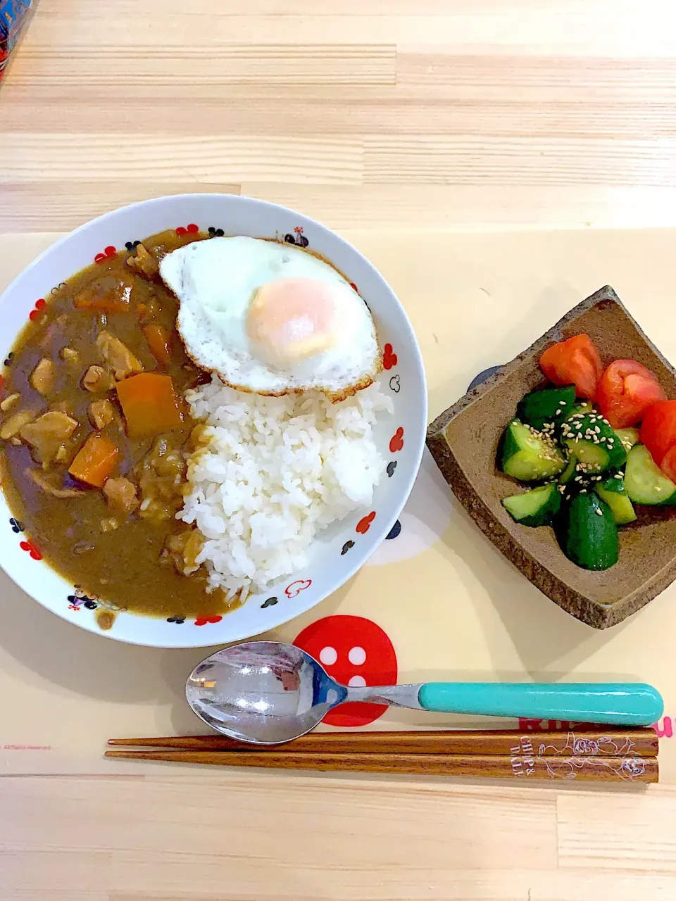 ・チキンカレーライス
・ぱくぱく♪キュウリ漬け|ぺろたんさん