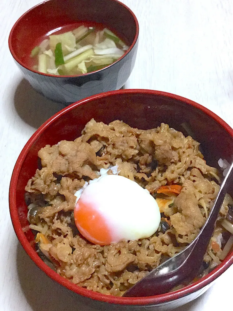 残り物野菜で簡単ビビンバ、そのあまりで中華風スープ|Ayaさん