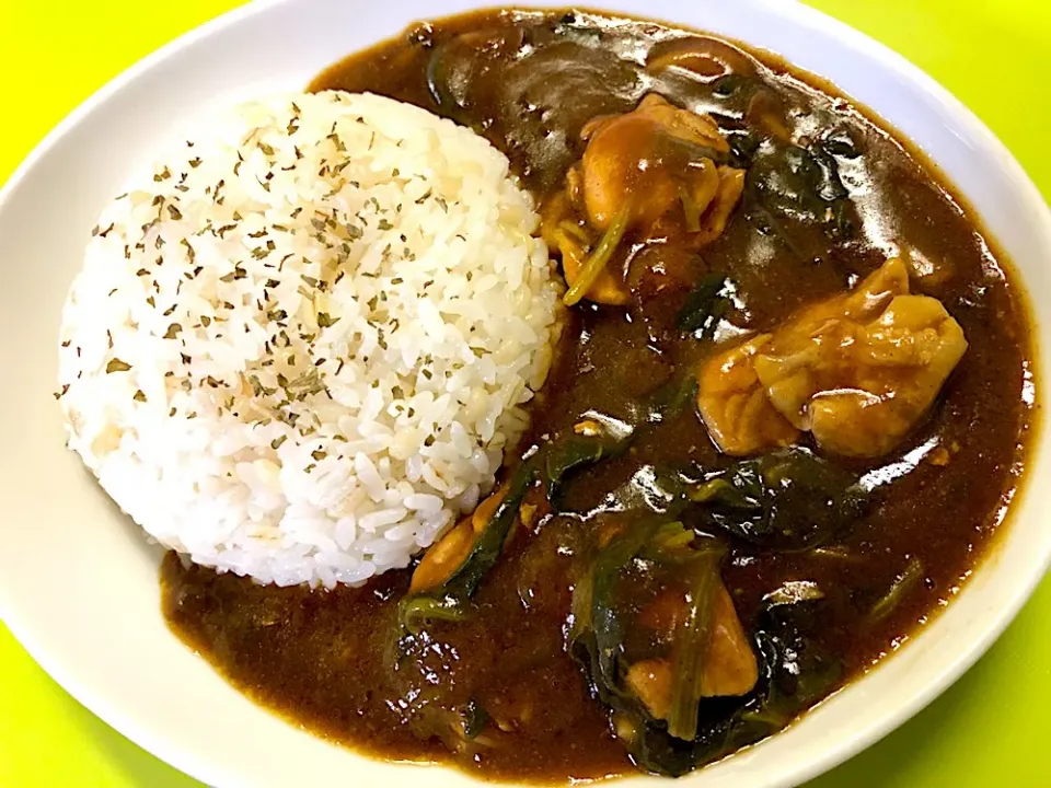 チキンとほうれん草のカレー|ゆきさん