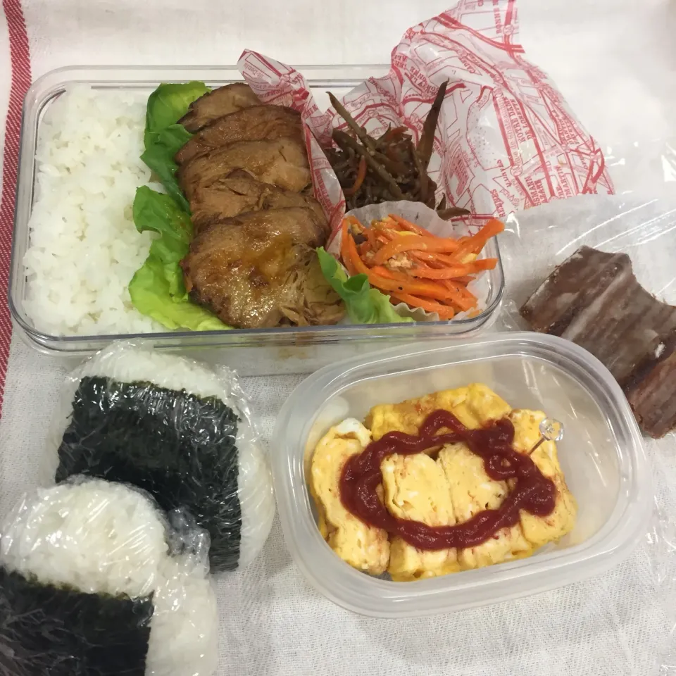 Snapdishの料理写真:男子高校生弁当No.604・今日も感謝弁当|mickyさん