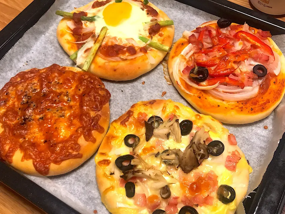 さやや❤︎さんの料理 #手作りピザ #🍕 #生地にヨーグルト仕込んでる！ #モッチリ大成功|さやや❤︎さん