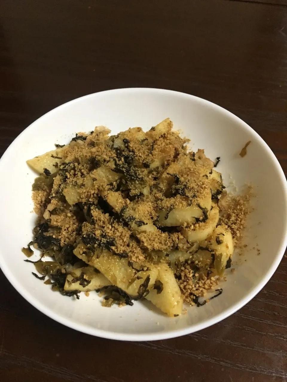 ぶりさんさんの料理 ♪長芋と高菜漬けの炒め物|TOMOさん