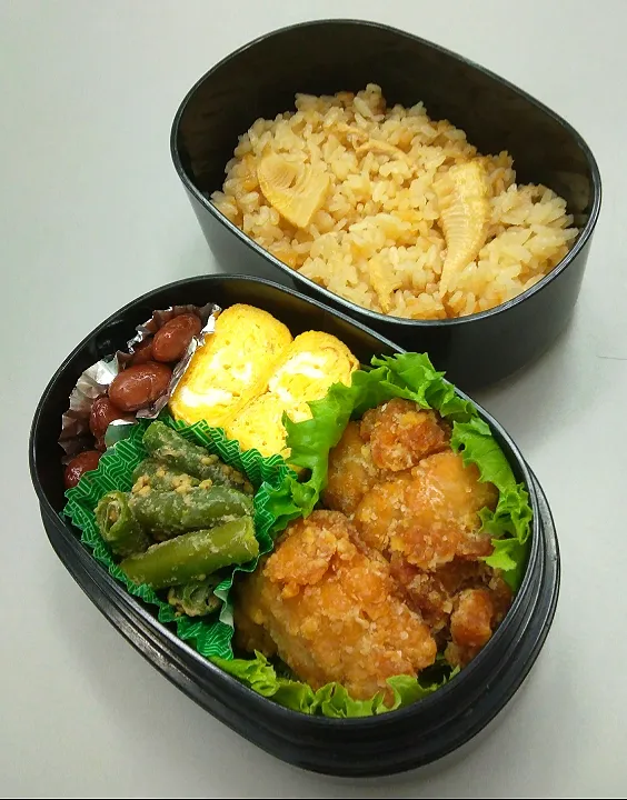 6月6日のサラメシはタケノコ弁当(^^)v|ニッパーさん