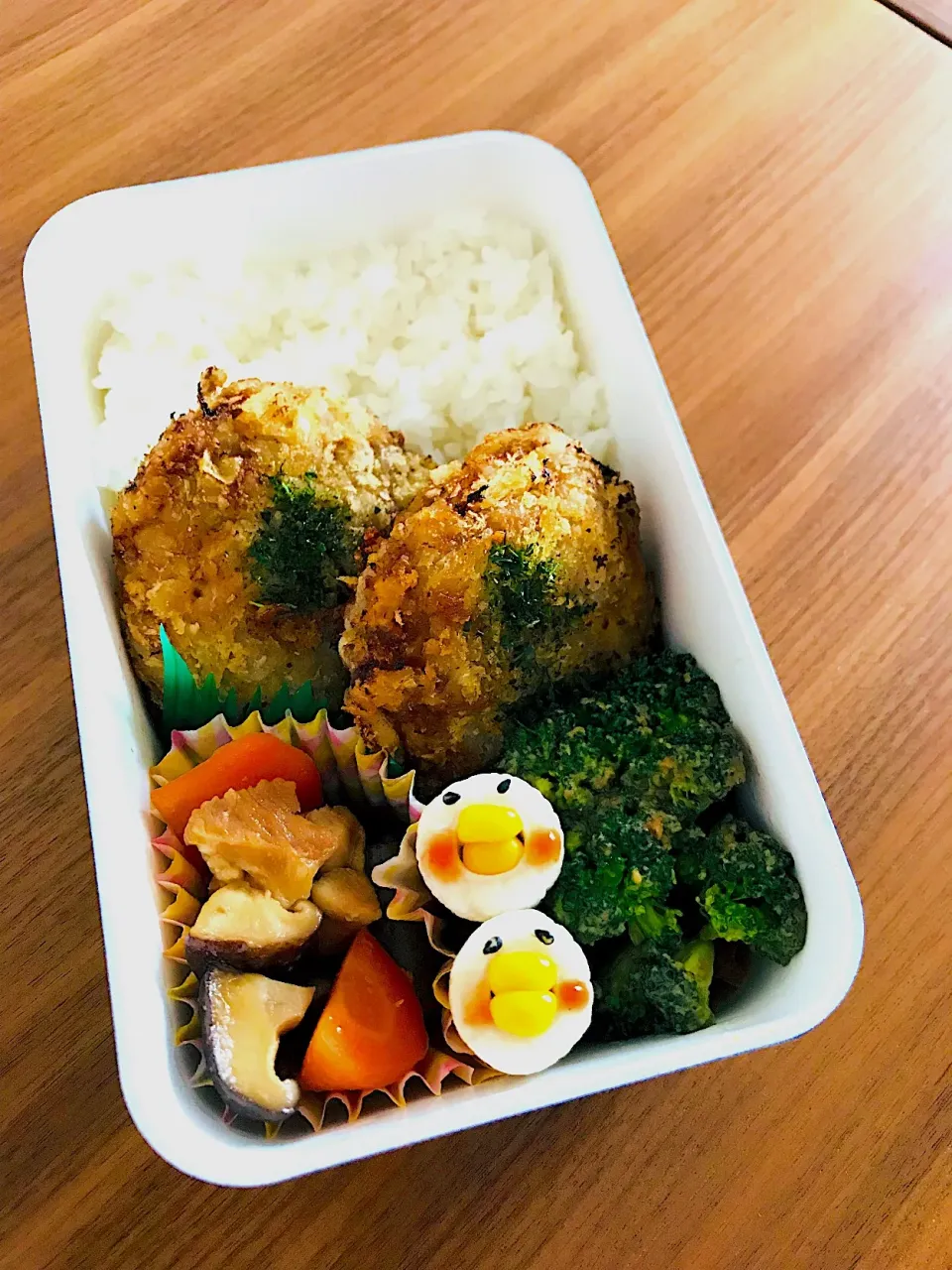 今日のダンナ弁♫ひよこ入り弁当(^｡^)|ダダさん