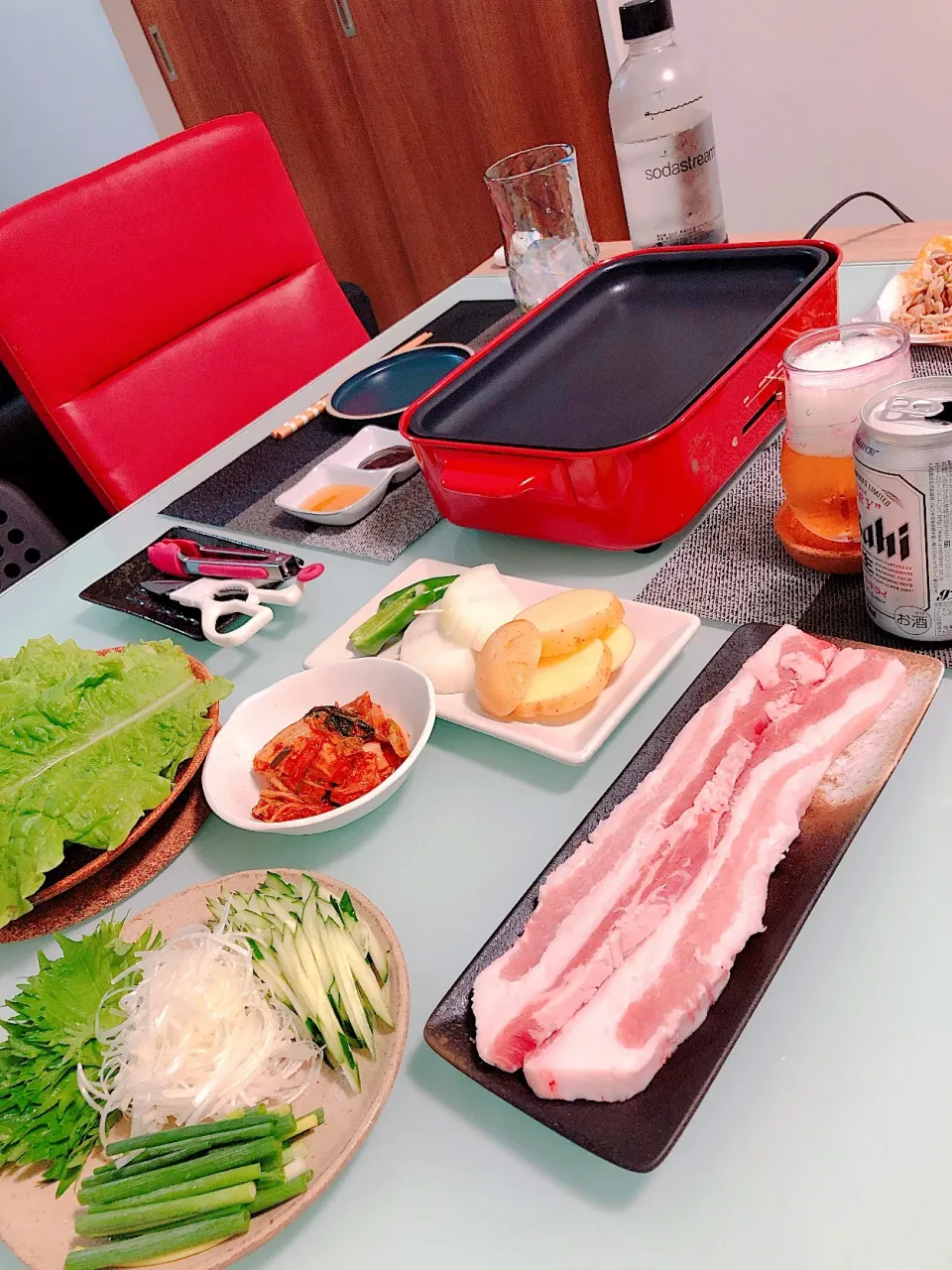 リクエスト飯🇰🇷サムギョプサル🐷|anzさん