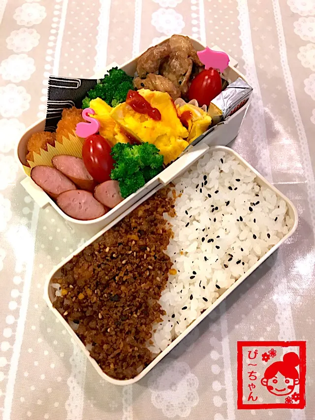 Snapdishの料理写真:次女☆高校生弁当😊348日目|☆ぴ〜ちゃん☆さん