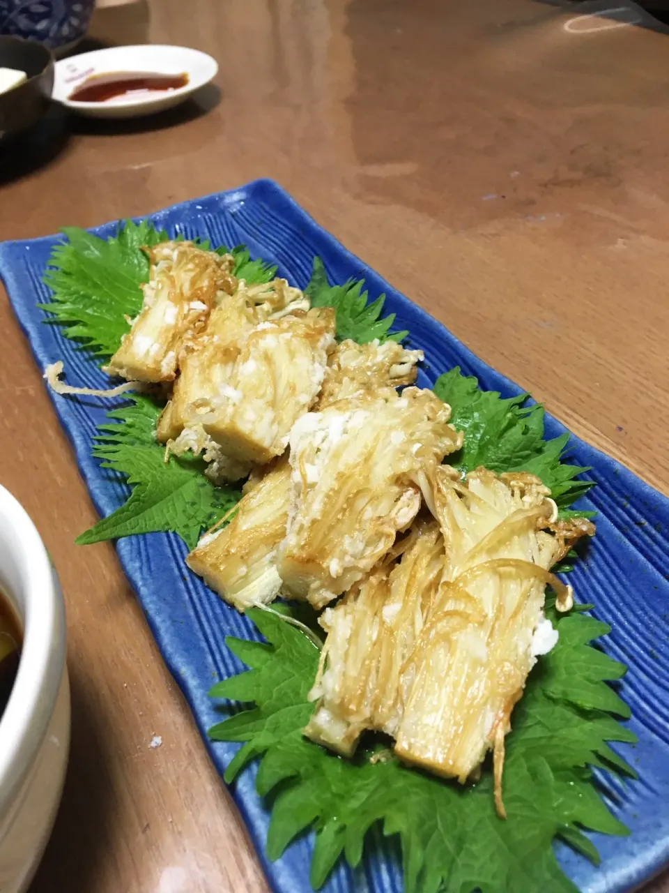 えのきのカリカリ焼き。|ヨシヨシさん