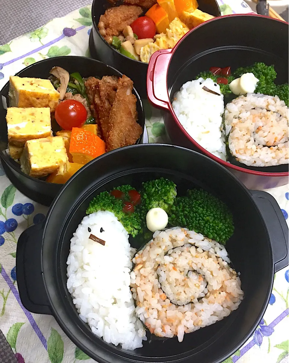 Snapdishの料理写真:カタツムリ弁当🐌|みっこちゃんさん