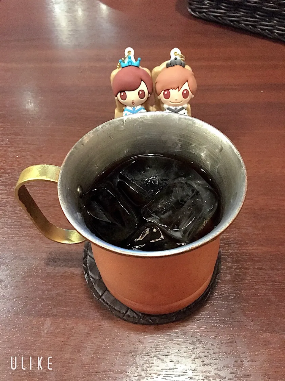 アイスコーヒー💙🖤星乃珈琲店|なぎさん