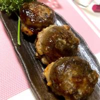 しいたけの肉詰め-揚げver