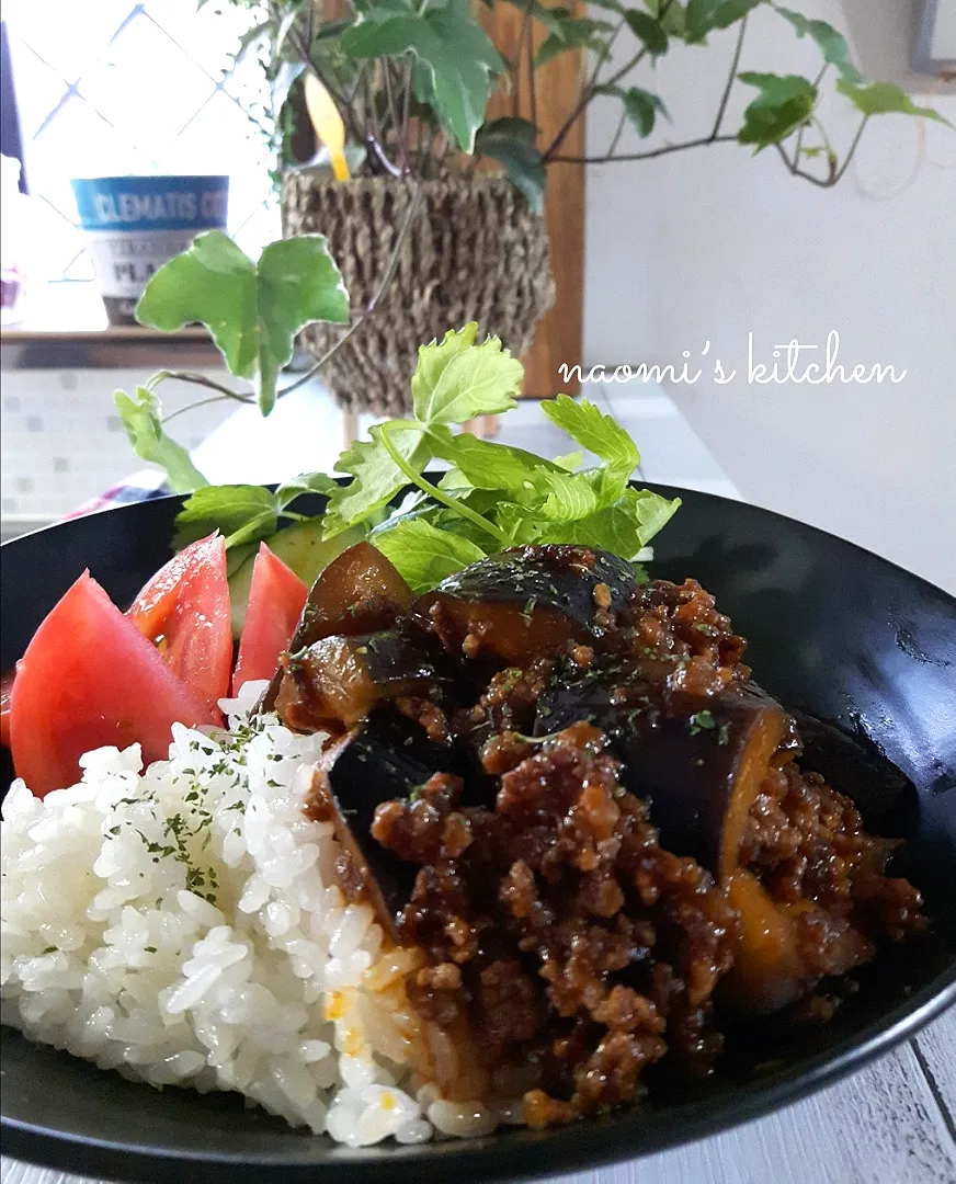 挽き肉と茄子のキーマカレー|ナオミさん