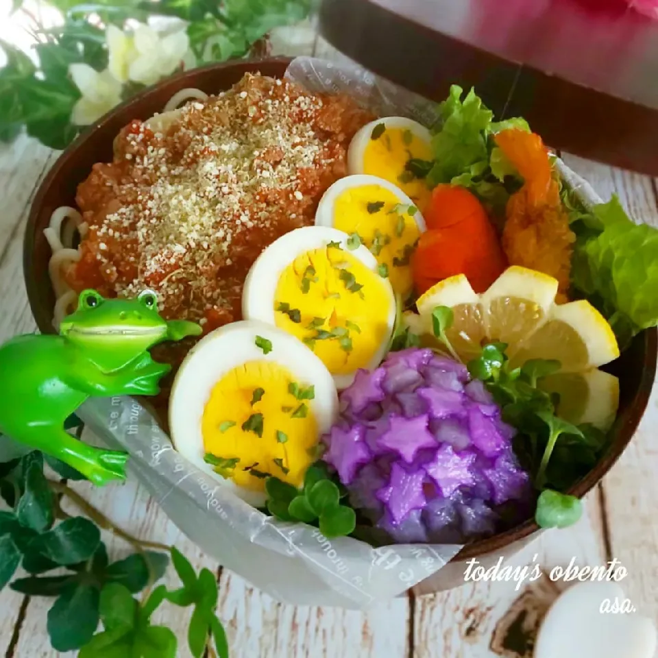 紫陽花おにぎり弁当🍴|asamiさん