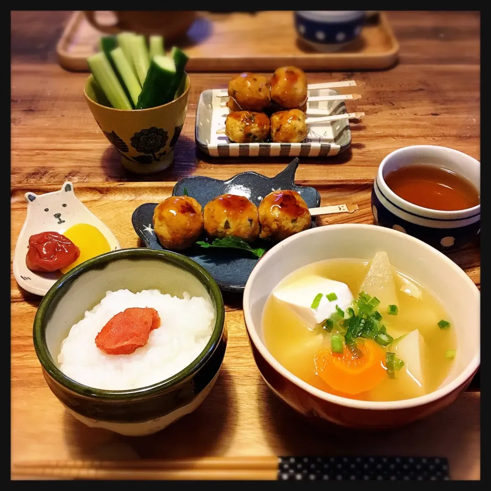 お粥定食|ともみさん