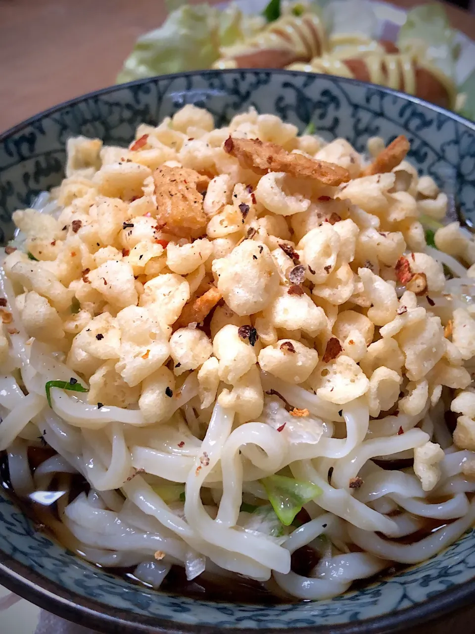 天かす冷やしうどん|ミウトおかんさん