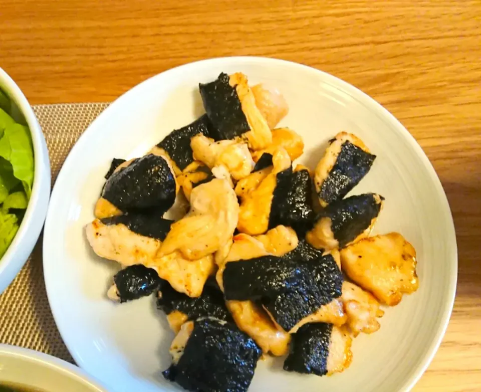 鶏むね海苔巻き|ぽよさん