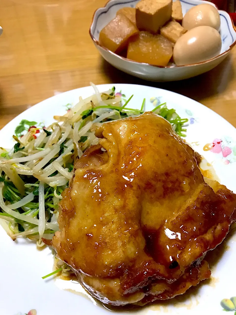 チキンの照り焼き&厚揚げと大根のうま煮|sinさん