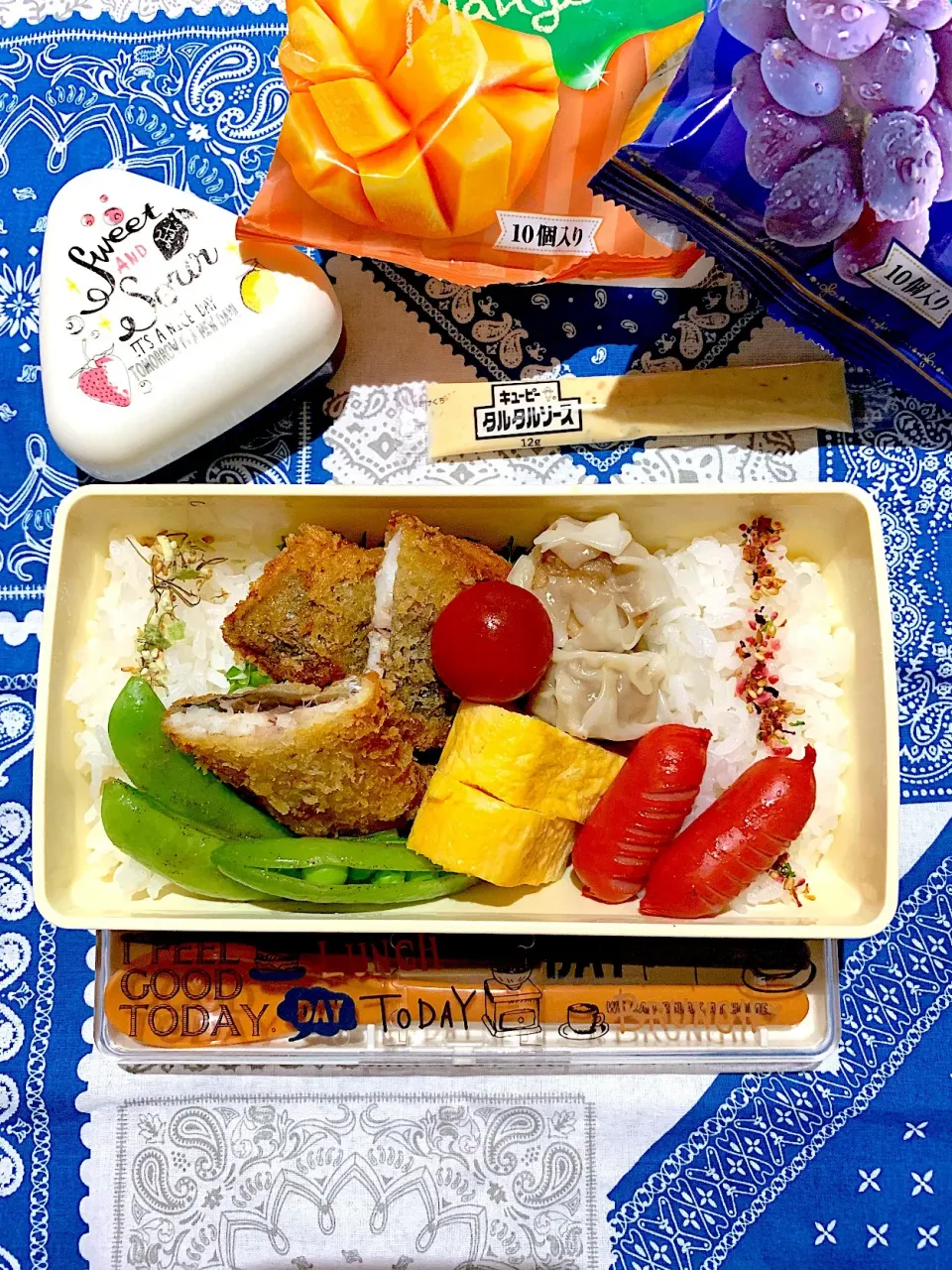 Snapdishの料理写真:2019.6.8 今日の娘弁当♡|mieさん