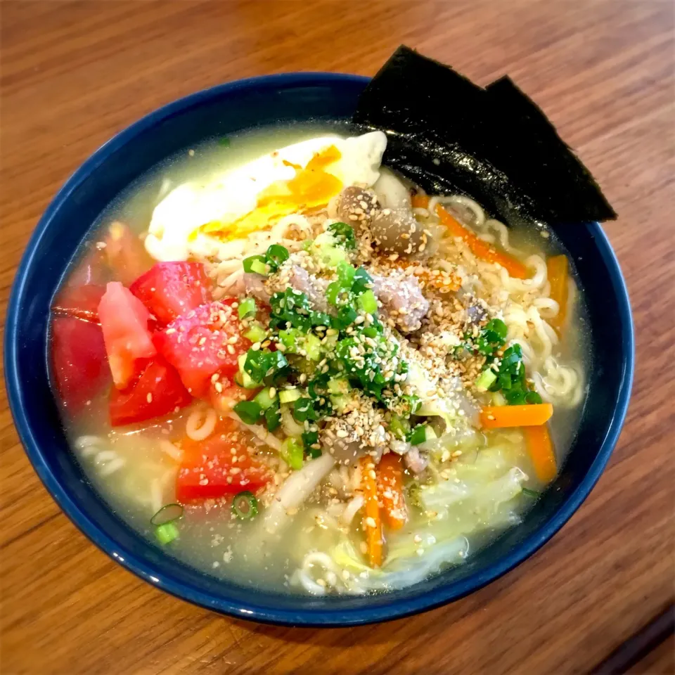 サッポロ一番塩ラーメン🍜|くろあおさん