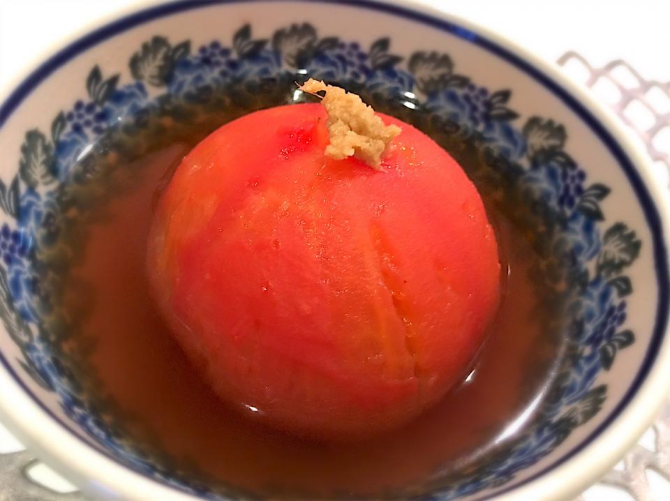 丸ごとトマトの和風スープ by kuikomi