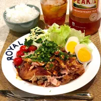 Snapdishの料理写真:よだれ鶏筋肉サラダ🥗