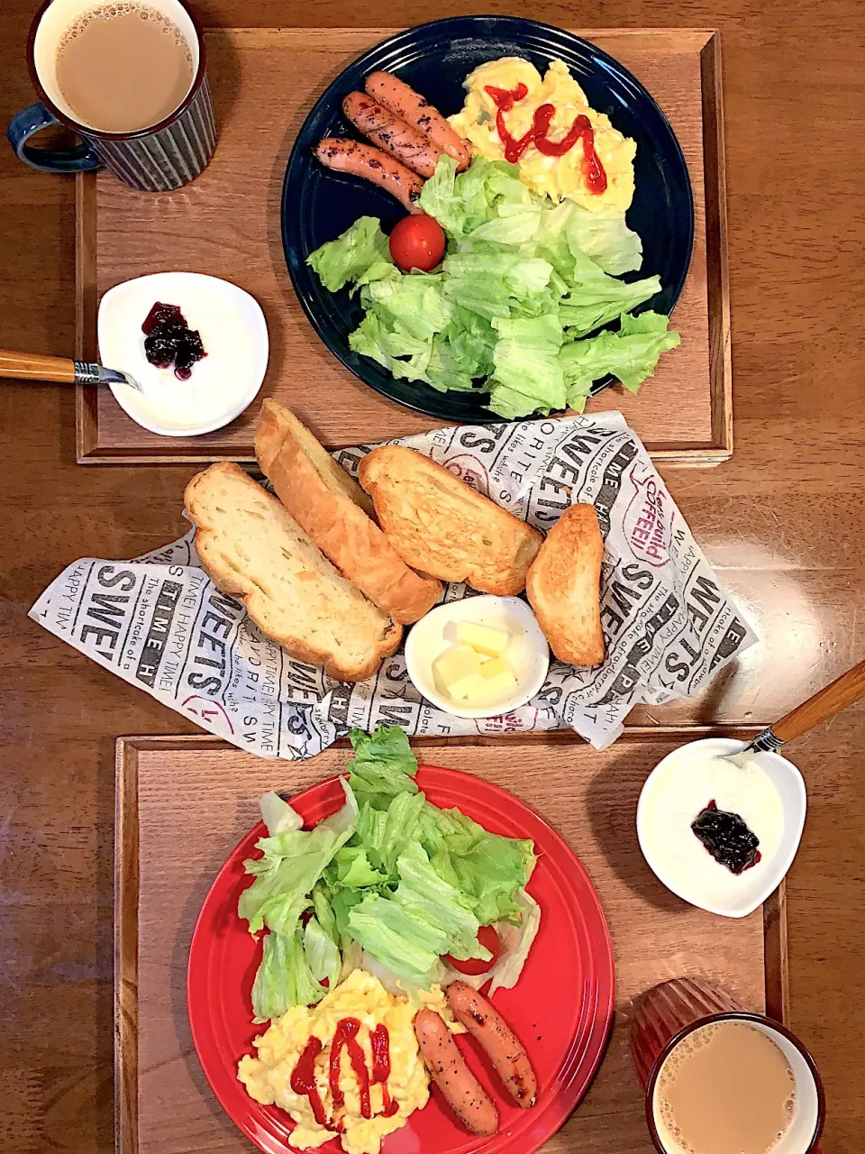 休日の朝ごパン|ましゅまろさん