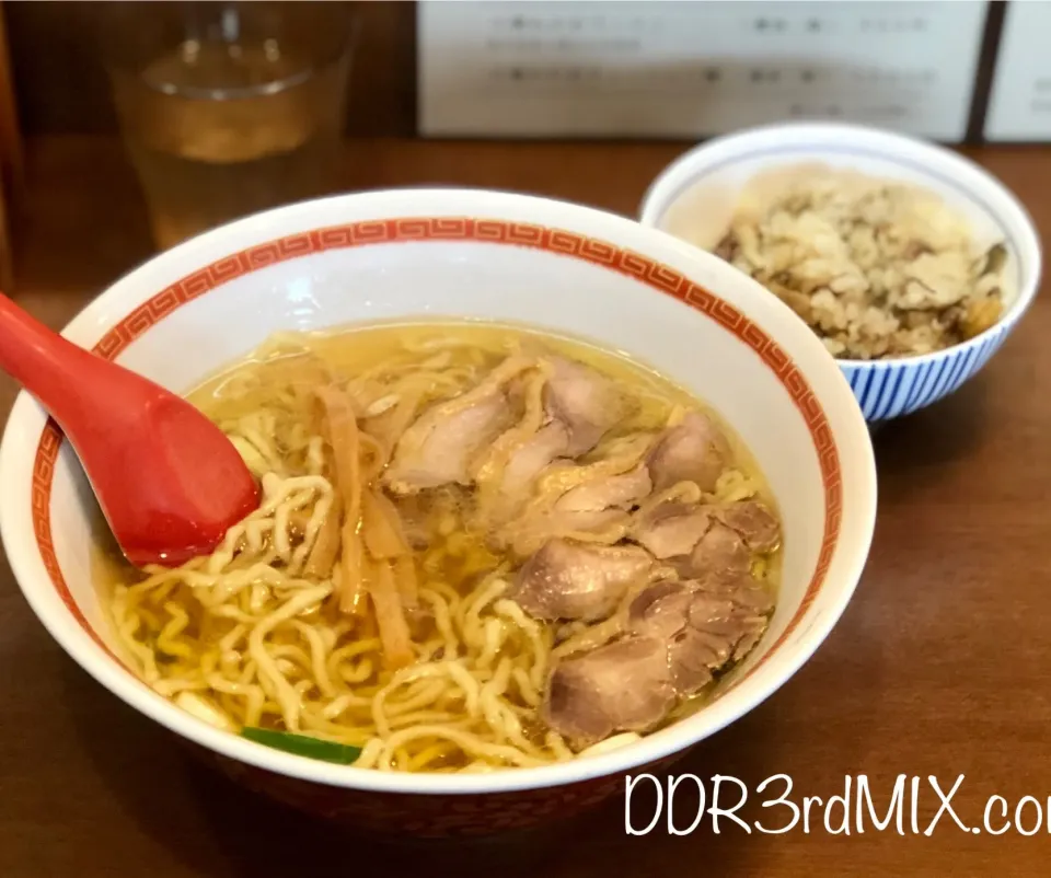 中華そば 嘉一 鶏チャーシュー麺 プラスAセット|ddr3rdmixさん