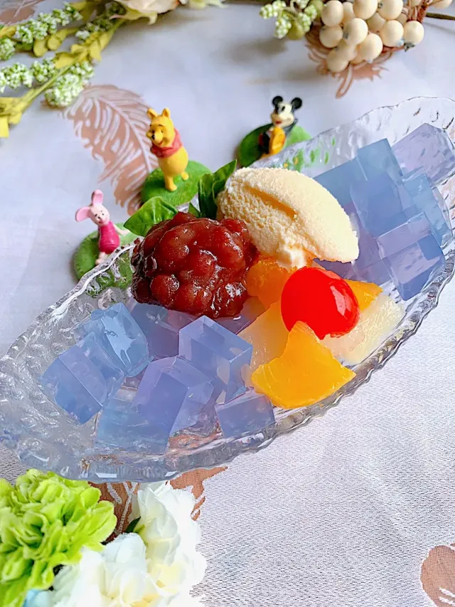 パープルカラーのグラデーションスイーツ♡紫陽花満開です