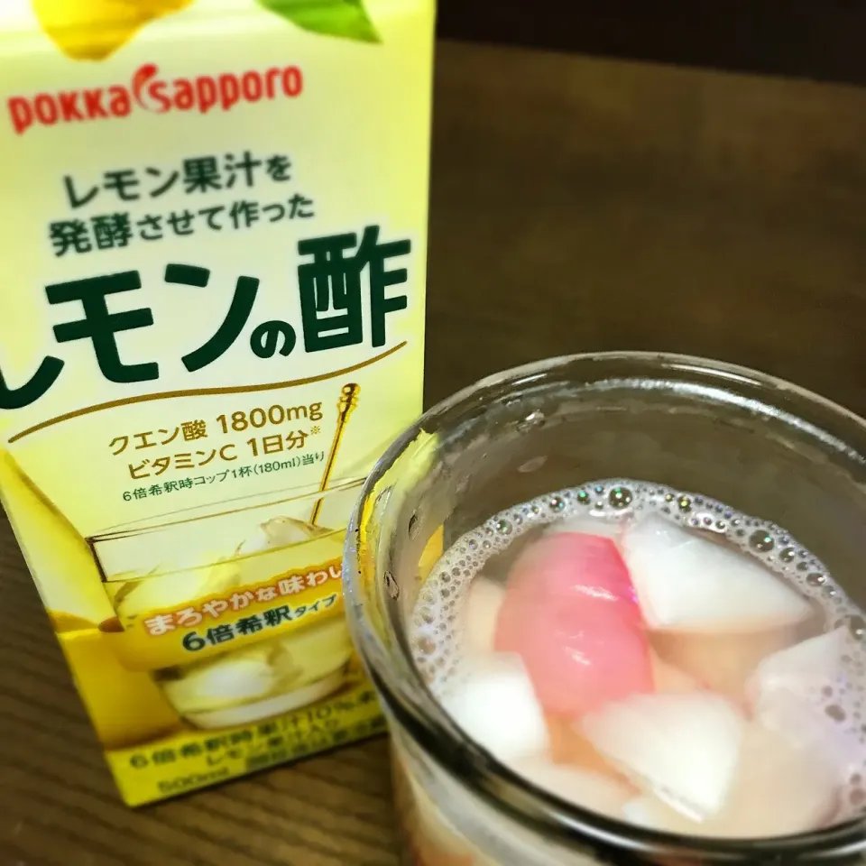 レモンの酢でレッドオニオンのピクルス。|MAYUKOさん