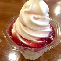 麹ソフトクリーム
巨峰酒かけ