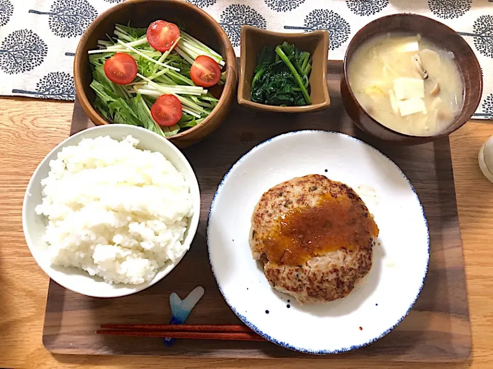 ハンバーグ定食|こはるさん