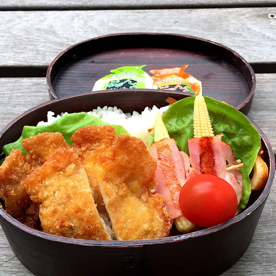 Snapdishの料理写真:#男子高校生弁当  #曲げわっぱ弁当|さい。さん