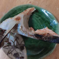 Snapdishの料理写真:カマの塩焼き
 #トキシラズ|パティさん