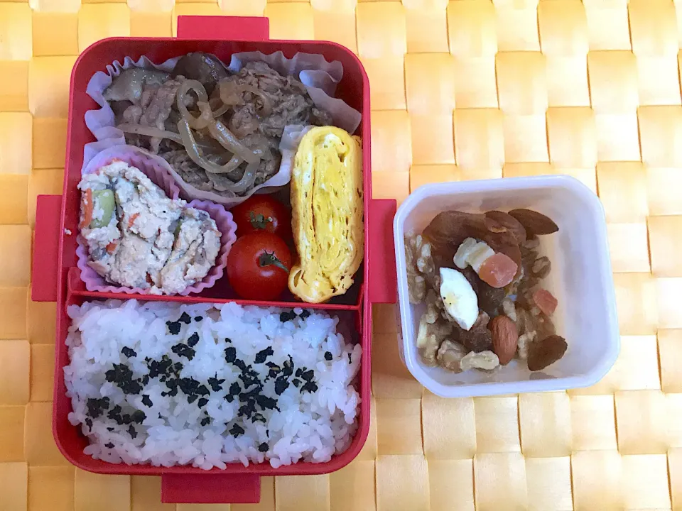 今日のお弁当 #中学生弁当  #lunchbox  #🍱  #お弁当  #obento|かれんさん