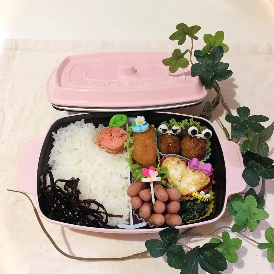 6/10❤︎娘のお弁当❤︎ 
☔️☔️☔️
#今日のお弁当 #弁当 #お昼ごはん #娘弁当 #ランチ|Makinsさん