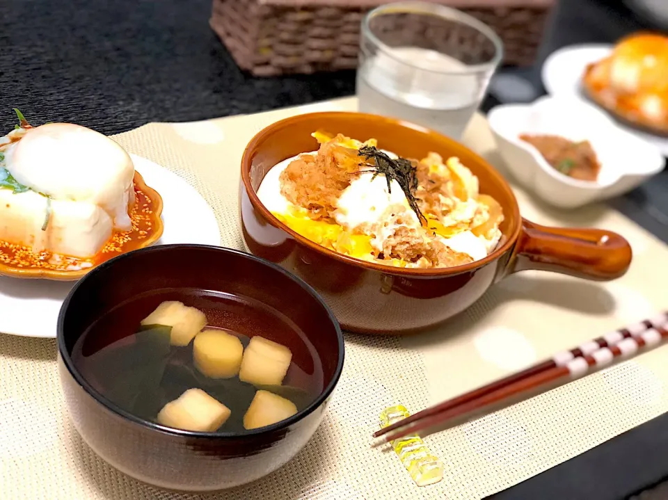 カツ丼定食|yuyuさん