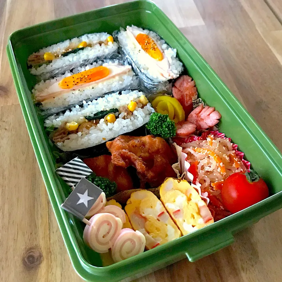 おにぎらずで旦那弁当♡|ちぃさん