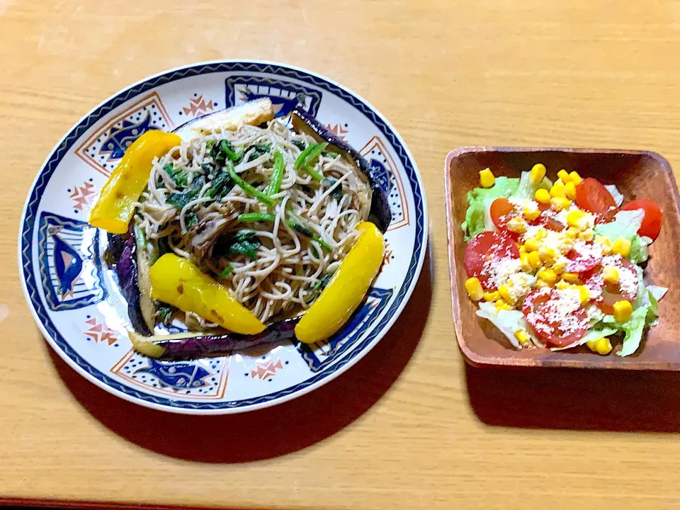 ほうれん草と蕎麦のパスタ|Hiroshi Nishihiraさん