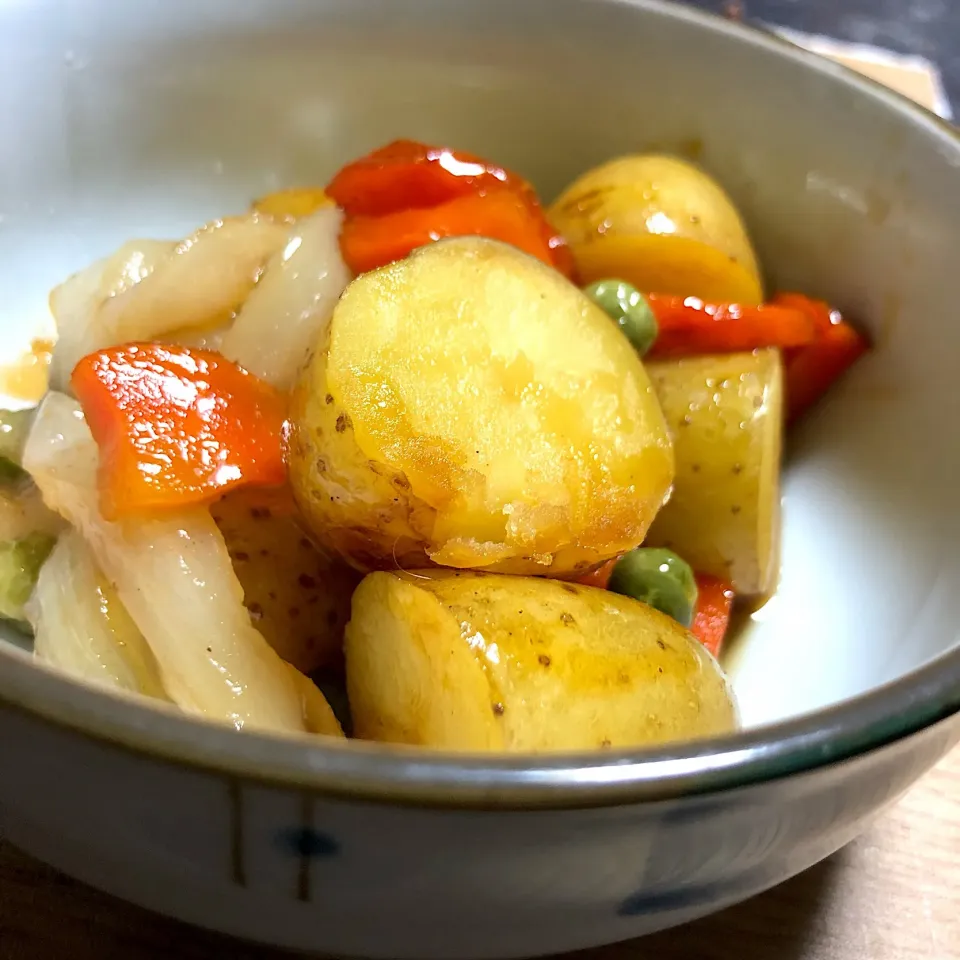 じゃがいもうま煮（肉なし肉じゃが）。|くのっちさん