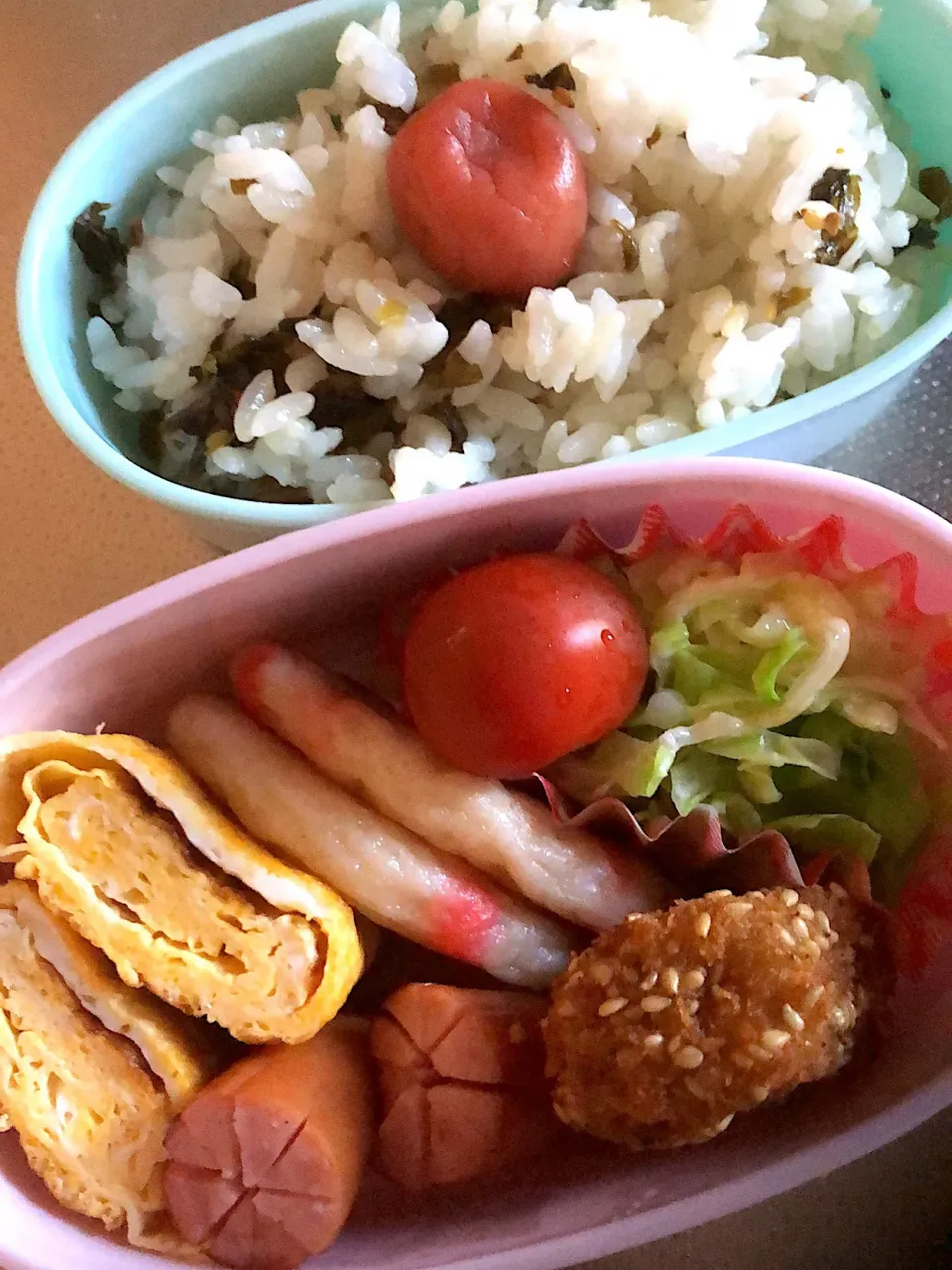 Snapdishの料理写真:野沢菜ご飯|chiさん