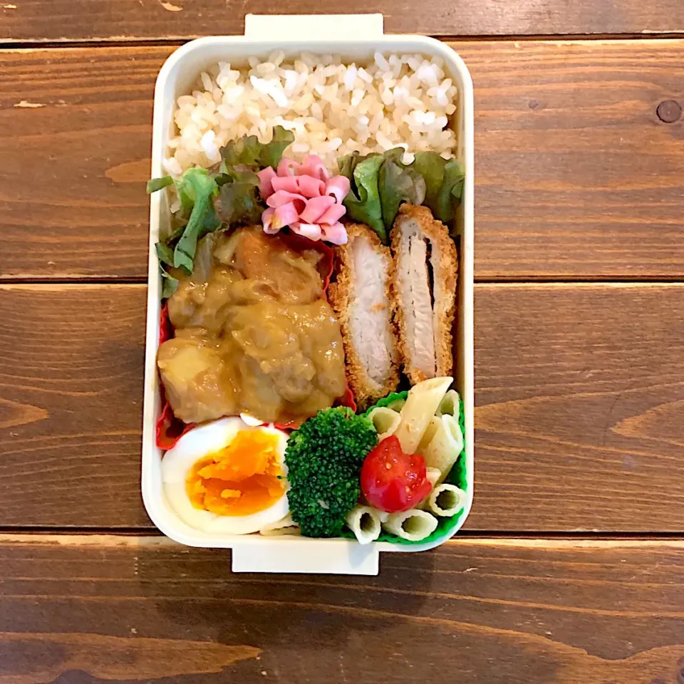 カツカレー弁当💕|ともさん