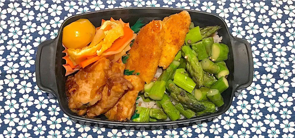 アスパラ弁当|momomamaさん