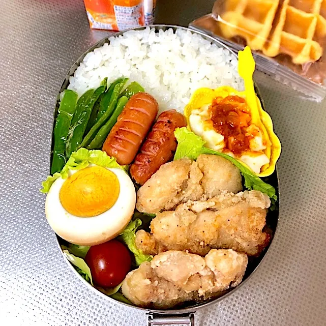 高3男子のお弁当 塩唐揚げ|チャコさん