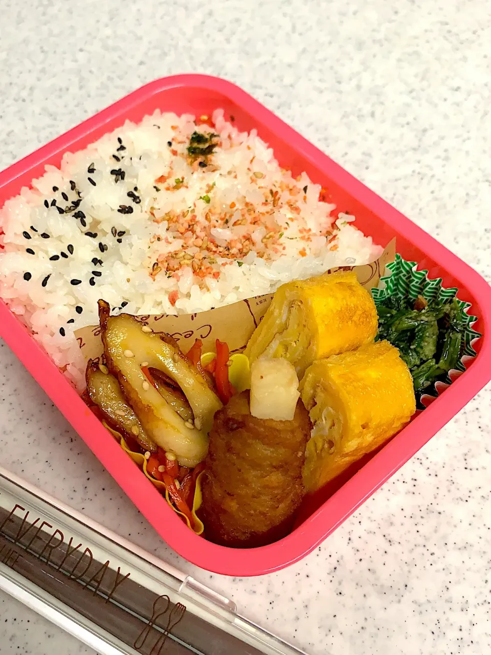 今日のお弁当 #女子高生のお弁当|料理嫌いなおかあさんさん