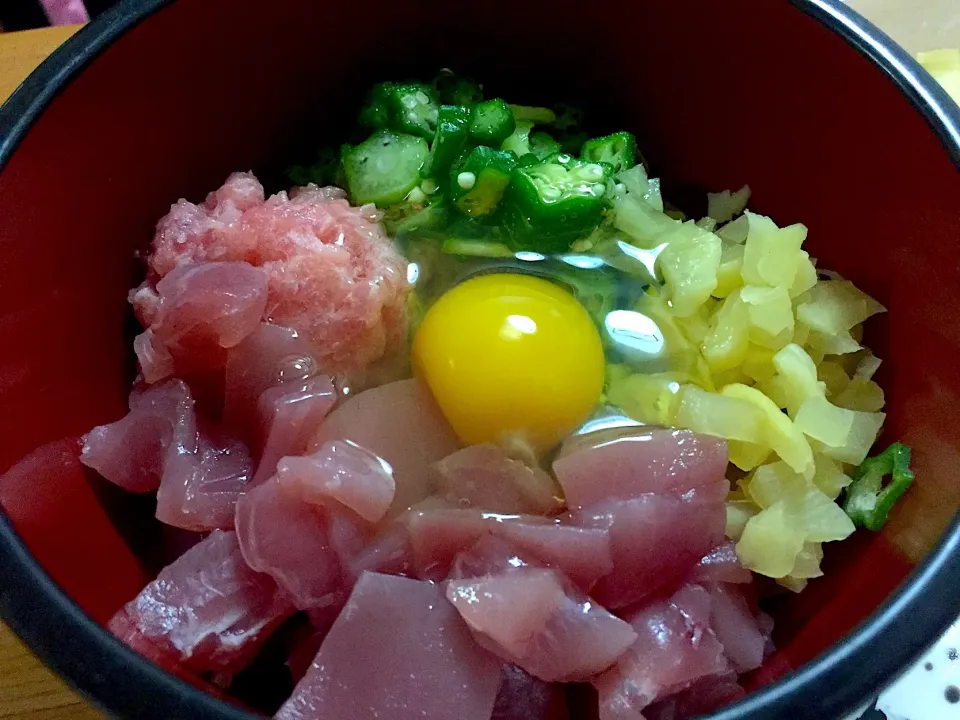 Snapdishの料理写真:納豆バクダン|さんだーさん